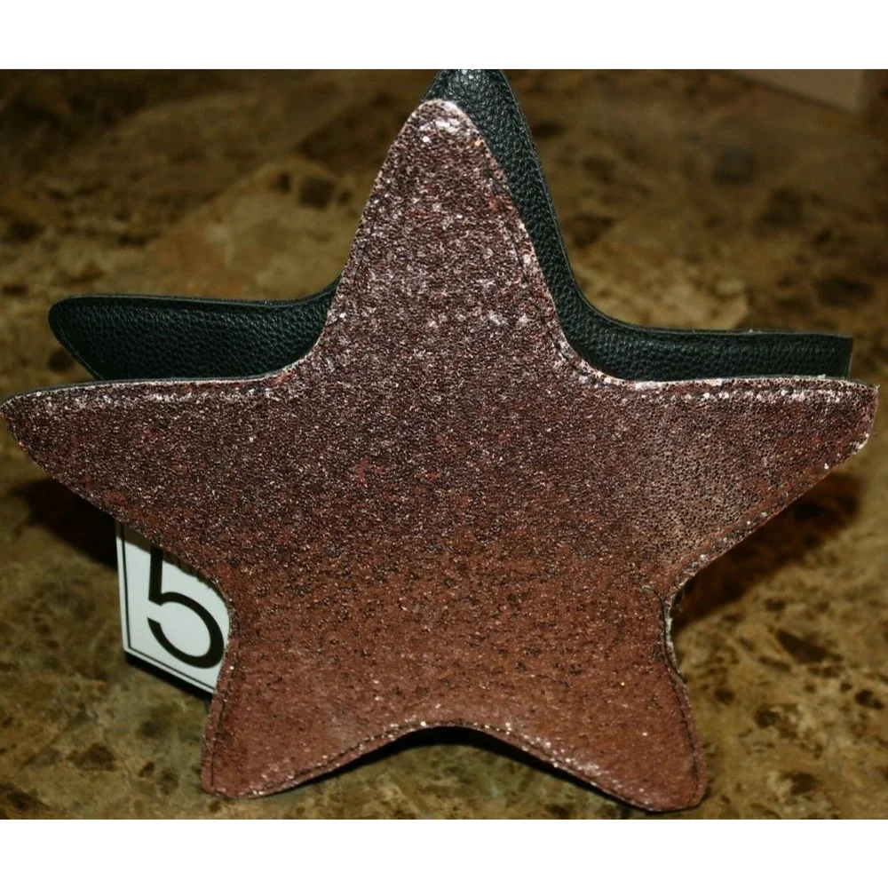 3/$15 PINK GLITTER STAR CROSSBODY PURSE BAG SPARKLE GIFT FOR GIRLS NWT CUTE!